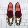 Men Wedding Tassels Leather Casual Shoes Luxury Designer Pointed Gold Sequin Loafers Brand Dress Evening Footwear Zapatos Hombre