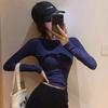 Slimming Early Autumn 2025 Figure-Flattering Women's Long/Short Sleeve T-Shirt