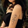 1 Sheets Semi Permanent Tattoos Women's Arm Back Fake Tattoos Waterproof and Long Lasting Plant Juice Tattoos