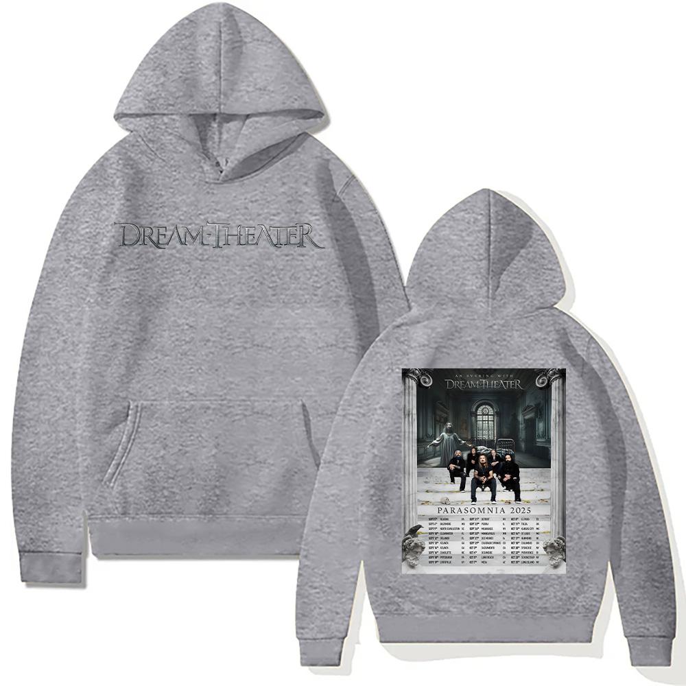 Dream Theater Neue Hoodies Dream Theater Parasomnia Tour 2025 Sweatshirts für Damen Herren Hip Hop Vintage Band Pullover Streetwear