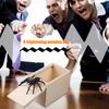 Spider Wooden Gadgets Novelty Prank Gift Funny Wooden Prank Spider Scare Box Harmless Halloween Holiday Scary Horror Toys