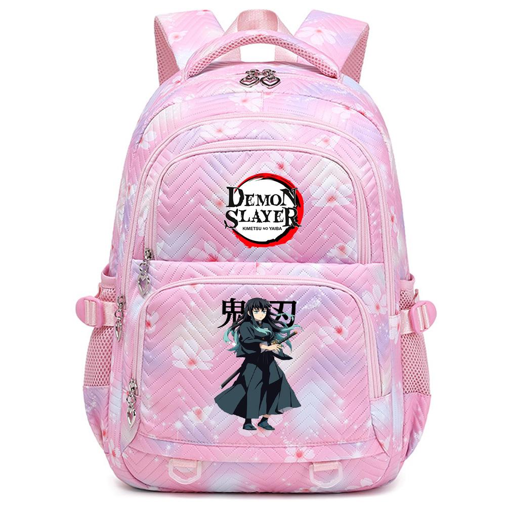 Školní batoh s potiskem Anime Demon Slayer pro studenty, teenagery, chlapce, dívky, ženy, cestovní batoh Mochila Escolar