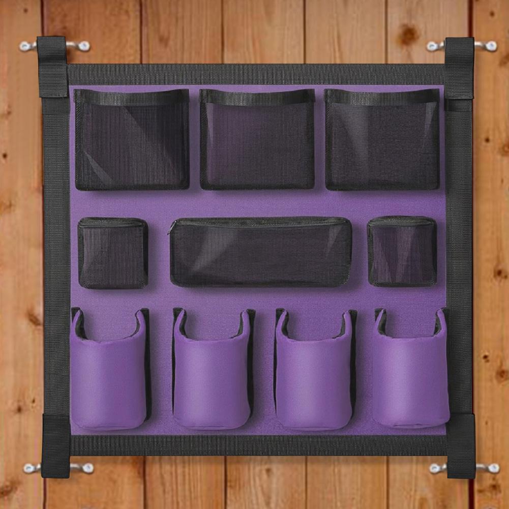 Horse Trailer Organizer Large-Capacity Storage Hanging Bag Horse Trailer Grooming Bag for Horse Brush Comb Bottle