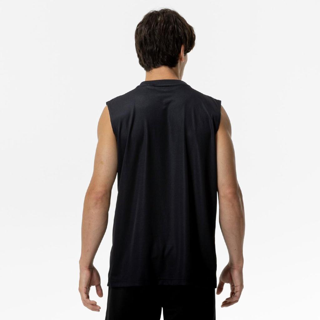 Training Wear Navi Dry Tank Top Sleeveless Shirt Sweat Absorbent Quick Drying Innerwear Underwear 32MAC199 [Mizuno] Black/White