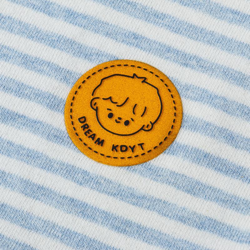 Dziecięcy bawełniany kamizelka w paski: Unisex, Oddychający, Bez rękawów, Do noszenia przez cały rok