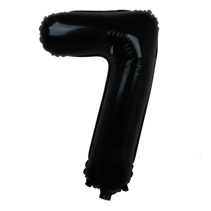 32 Inch Digital Aluminum Film Balloon, Medium Digital Gold Silver Red Black Gradual Change Color Birthday Decoration Wedding Party Balloon