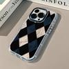 Skin Pattern Cartoon Tilting Dog for Apple 16 Promax Mobile Phone Case for IPhone 15 All-inclusive 14/13 Couple