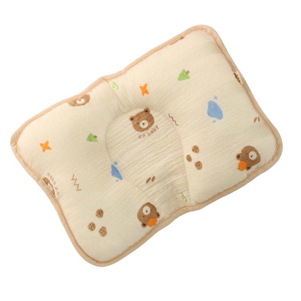 Infant Head Support Pillow for Baby Aged 0 To 12 Months Promoting Healthy Sleep Development with Gentle Cotton Fabric