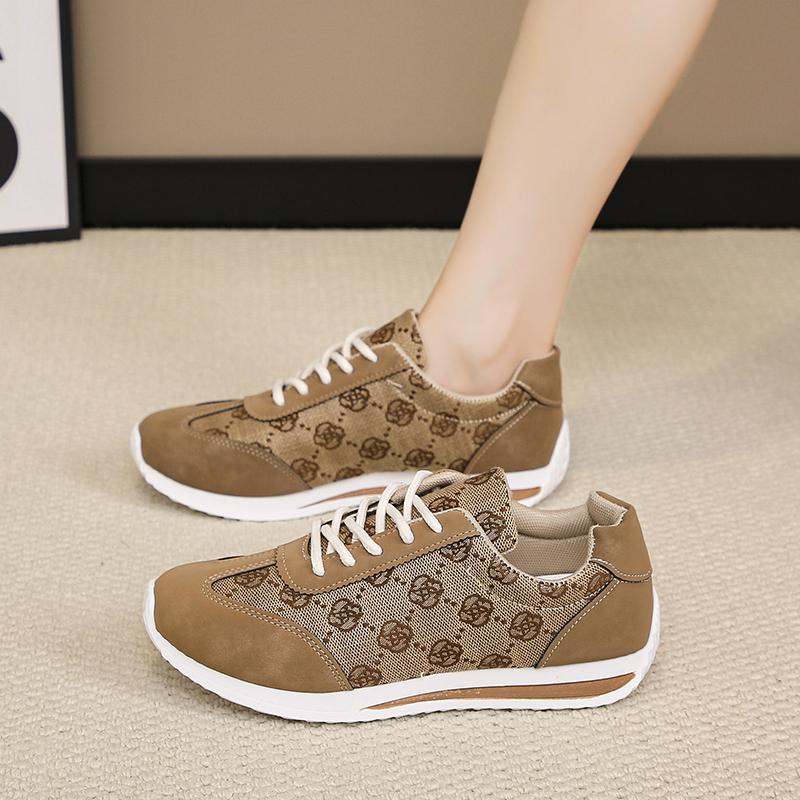 Fashion 2025 New Spring and Summer Women Mouth Fashionable Breathable Sneakers Flat Comfortable Casual Walking Sneakers