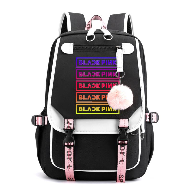 Peripheral Printing Student Schoolbag Outdoor Travel Leisure Backpack Computer Bag