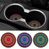 Non-Slip Car Coasters Rainbow Car Drink Coaster Auto Cup Holder Insert Cupholder Coaster Water Bottle Holder Pad Car Accessories