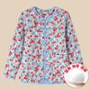 Cotton thickened floral cotton-padded jacket, short cotton-padded jacket, warm jacket, winter women's cotton-padded jacket liner