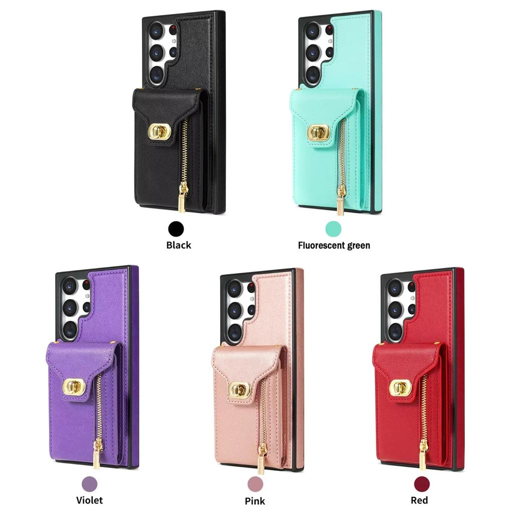 Crossbody Leather Case for Samsung Galaxy S25 S24 Ultra FE S23 Plus S21 FE S20 A14 A54 A13 A53 A52 Wallet Card Slot Phone Cover