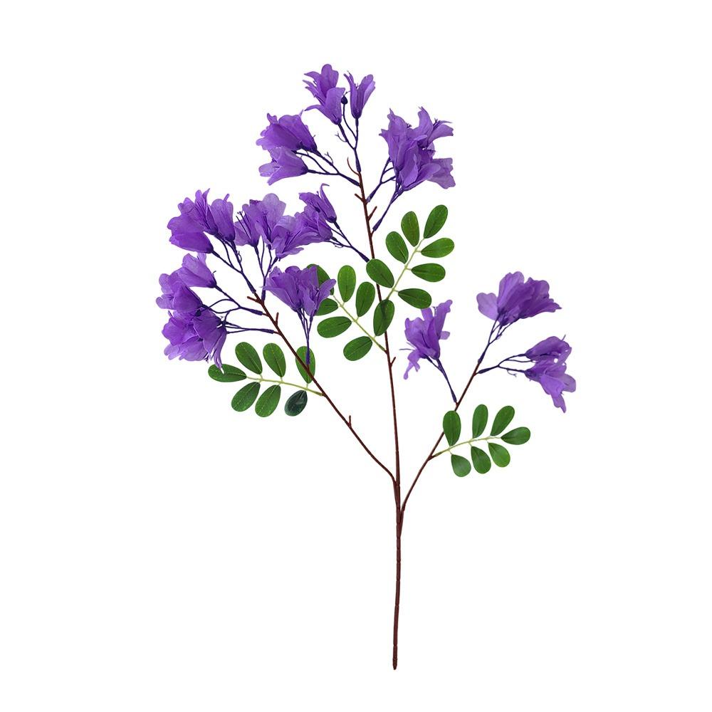 Blue Jacaranda Simulation Flower Simulation Hanging Hanging Flower Arrangement Flower Material Landscape Hotel Background Wall