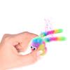 5PCS/Set Cloth Funny Mouse Shape Cat Toy Filled Catmint Cat Toy for Pet Exercise Rainbow Color Cats Running Training Toy
