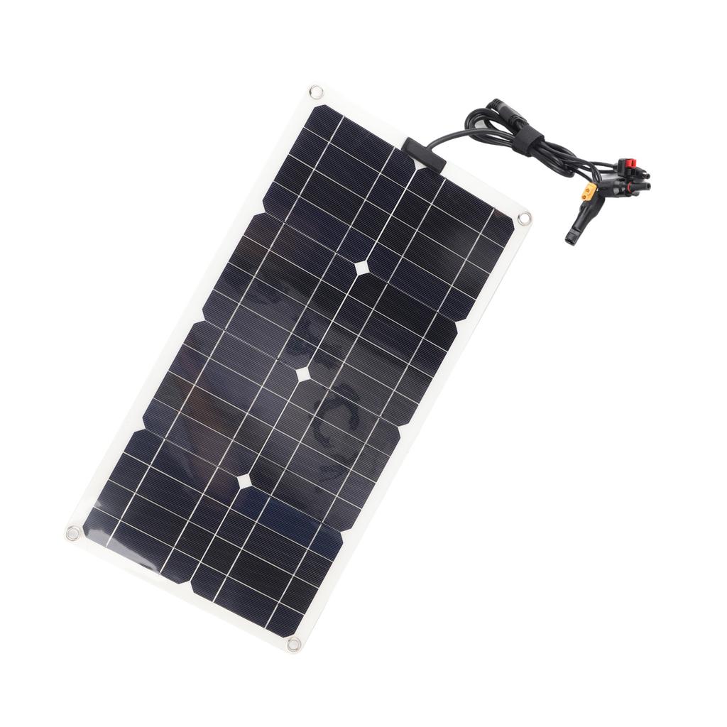 Outdoor Solar Panel Solar Panel Waterproof Battery Charge Board XT60  Connector 100W for Outdoor Solar Battery