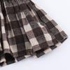 Camicia da donna versatile casual a maniche lunghe con motivo a nido d'ape e quadri, collezione Primavera/Estate 2026