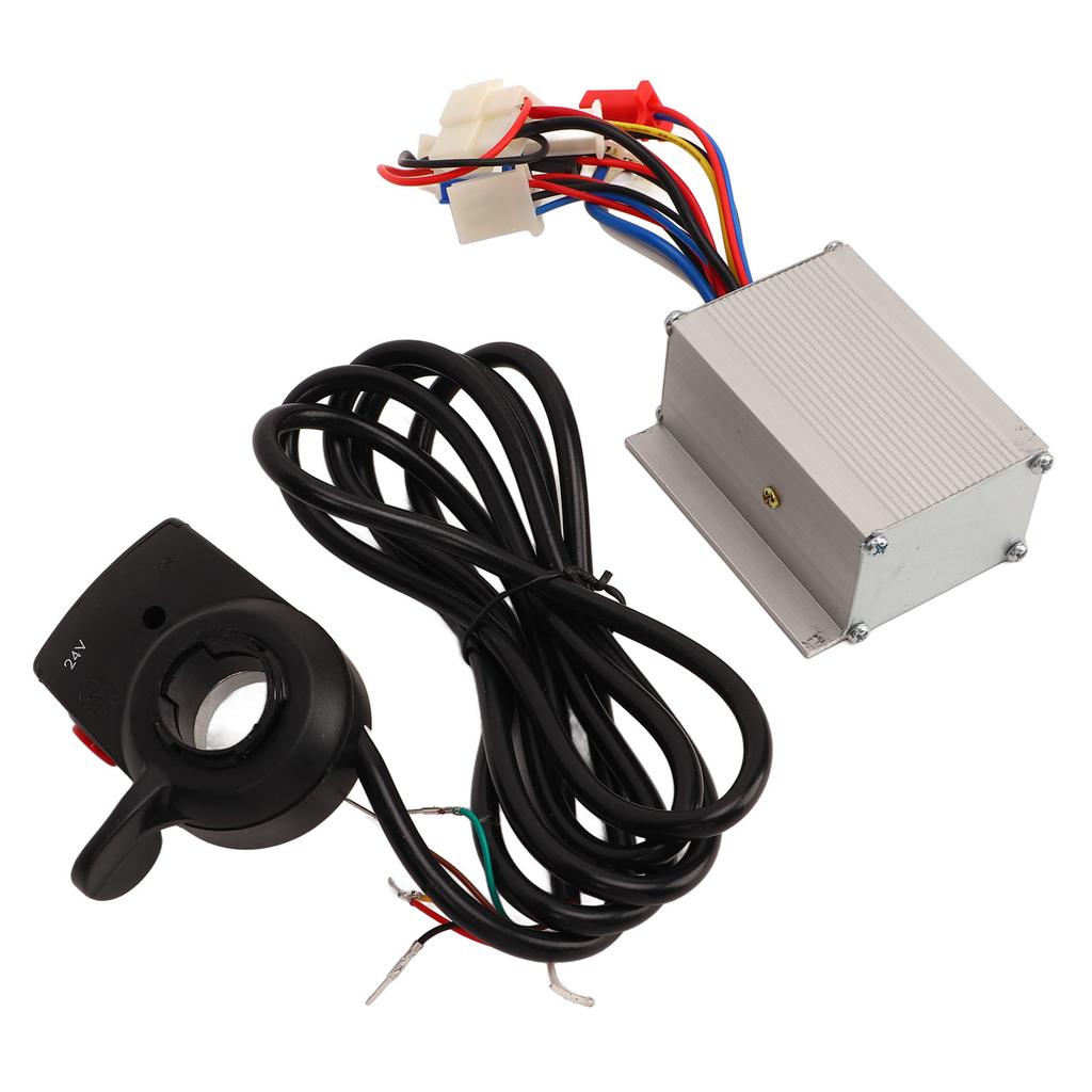 24V 250W Electric Bike Controller Thumb Throttle Set for Electric Scooter DC Motor