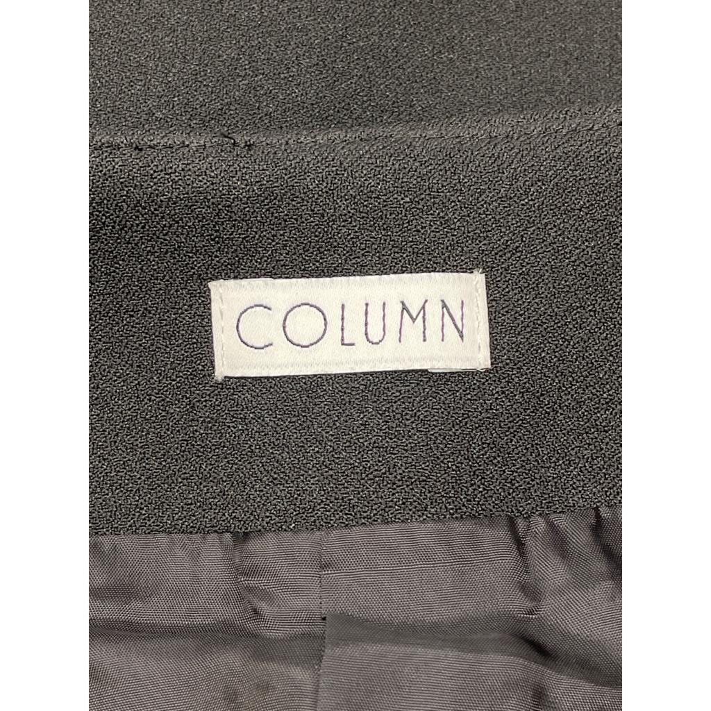 COLUMN 22AW Black 22-140-11-080008 Front Zip Dress Coat Coat 36 blackUsed