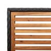 Garden Stackable Chairs 4 Pcs Brown and Black 54 X 56 X 90 Cm