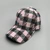 Spring And Summer Plaid British Retro Thousand Bird Grid Classic Baseball Cap Men And Women Retro Sunshade Personality Fashion Versatile