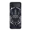 Phone Cover For Samsung Galaxy Z Flip 6 5 4 Case Transparent For Samsung Z Flip 3 Hard PC Foldable Shell Cartoon Scorpion Capas