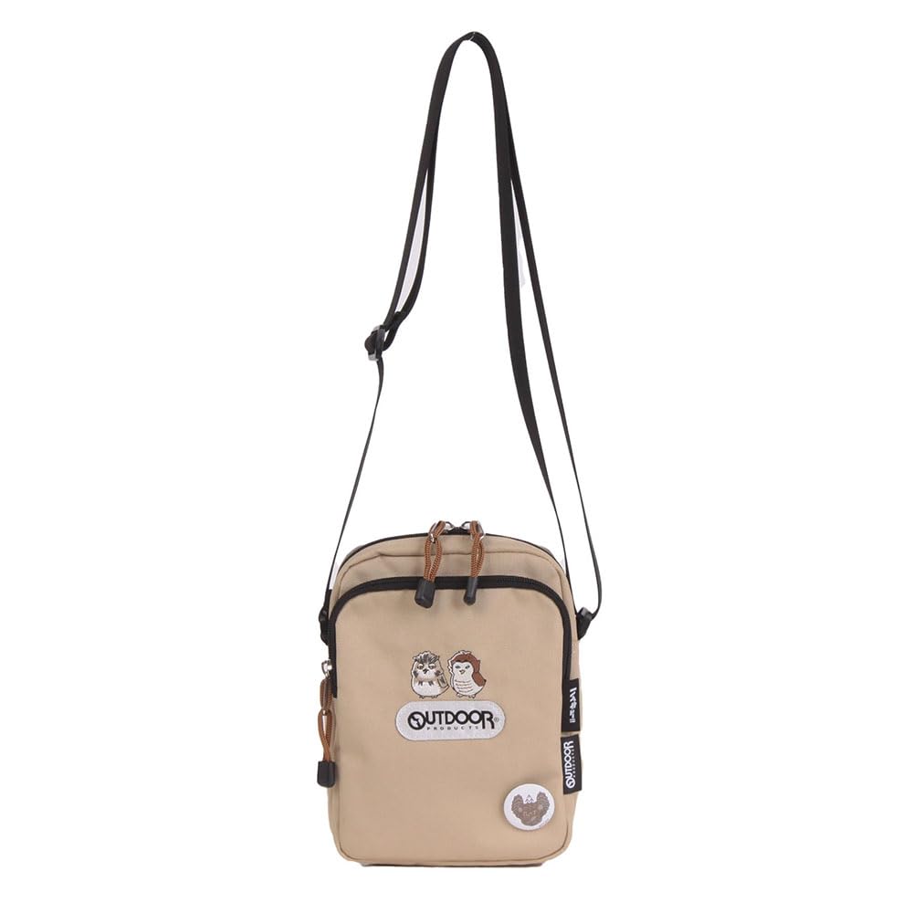 OUTDOOR Mini shoulder bag ODHQ01 Beige Haikyu!! × PRODUCTS бежевый