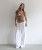 Asula Lazy Sweat Pants - Long (White)