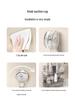 Wall-Mounted Vacuum Suction Cup Bathroom Shelf and Cosmetics Organizer