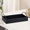 Valet Tray for Keys Wallets Bedside Decor Desk Organizer with Handles Desktop Storage Vanity