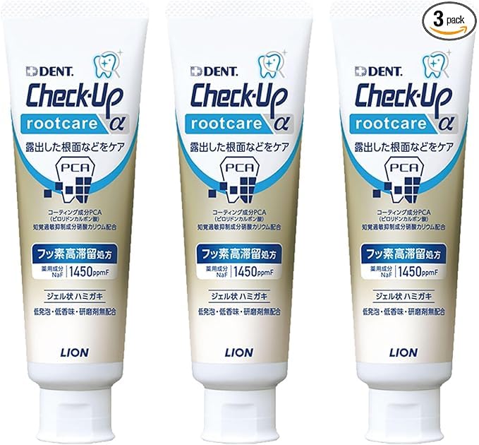 

[3 pieces] Check Up Root Care Mild Mint 90g x 3 pieces