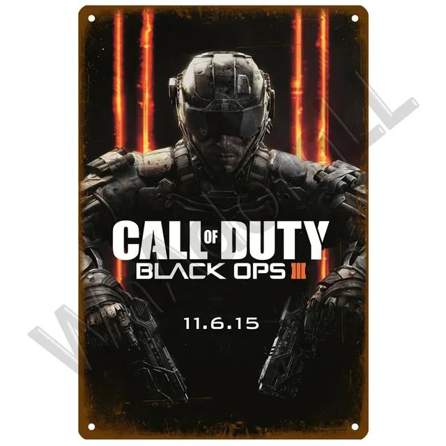 Vintage Tin Sign  Funny Gamer At Work Metal Signs for Home Club Game Room Man Cave  Retro Wall Decor