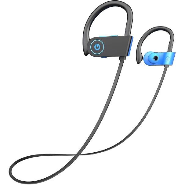 Boean Bluetooth Headphones Wireless Earbuds Bluetooth 5.3 Running Headphones IPX7 Waterproof Earphones with 16 Hrs Playtime Stereo Sound Isolation