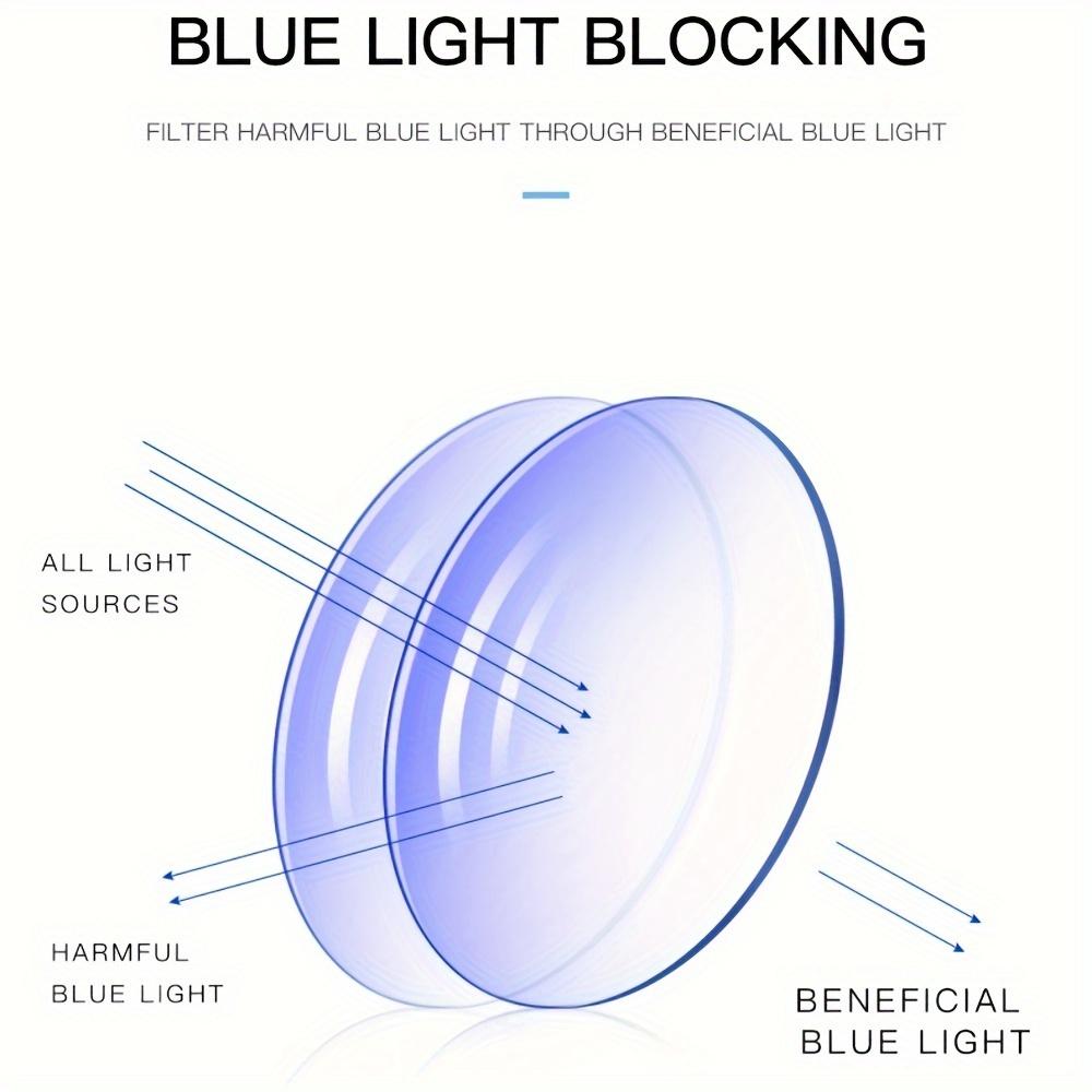 Trendy Blue Light Blocking Glasses Stylish Round Square Frame Designer Eyewear For Office Study Night Driving Filter Glasses