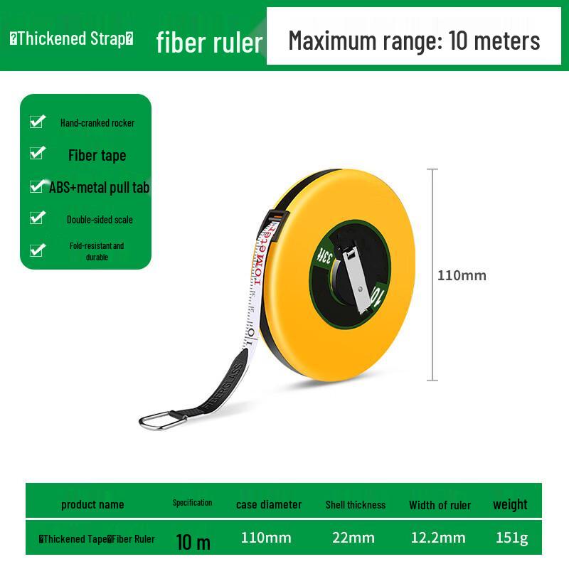 

Junpo Outdoor Fabric Measuring Tape 10m