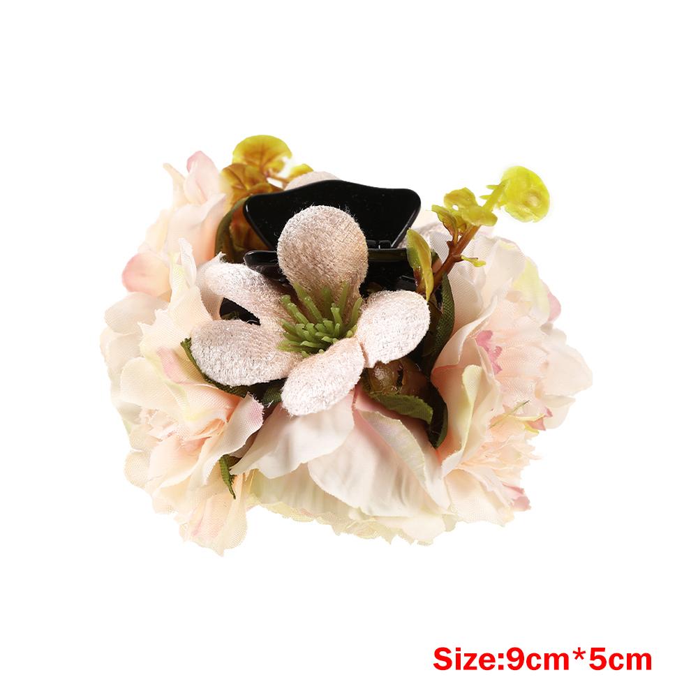 Large Flower Hair Clip Claws For Women Hair Crab Thick Hair Barrettes Hairpins Women Girls Fashion Hair Accessories