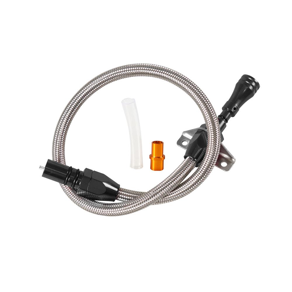 530 MM Flexible Stainless Transmission Dipstick For GM Chevy TH-400 TH-350 Turbo SBC BBC 350 400