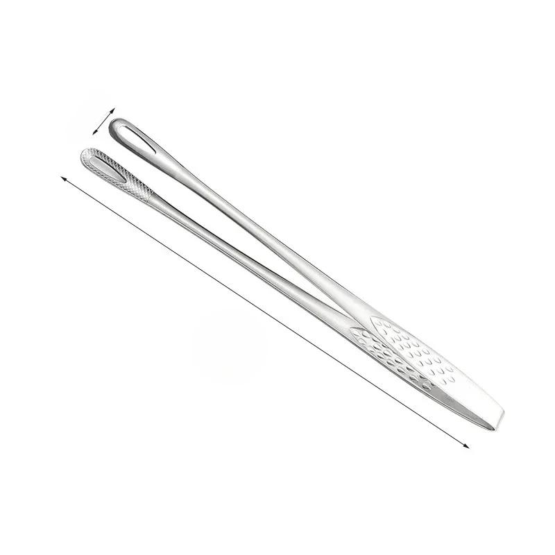 1/2pcs Stainless Steel BBQ Grill Tongs Meat Cooking Tweezers Kitchen Barbecue Clips Utensils Accessory  Tongs Clips Barbecue