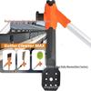 Multi-functional Gutter Cleaner with Universal Extension Rod and Brush