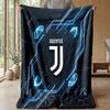 Juventus FC Theme blanket Soft Flannel Blanket Plush Throw Blanket Cozy Sofa Bed Blanket for Home Decor