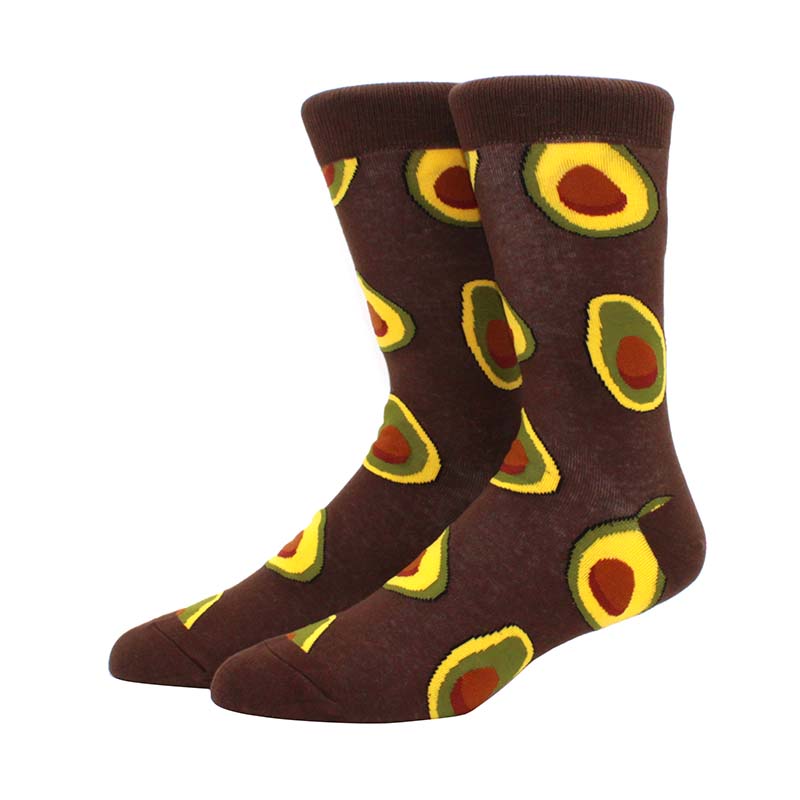 Herren Hip Hop Harajuku Socken Skateboard Karomuster Tiere, Astronauten, Donuts Lustige Mid-Cut Socken