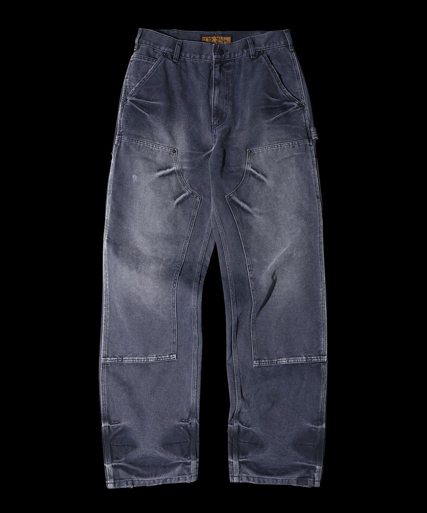 RAR Vintage Faded Double Knee Pants_Faded Black