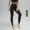 High-Waisted Seamless 9/10 Length Leggings Women Butt-Lifting Yoga Pants Breathable Stretch Workout Tights