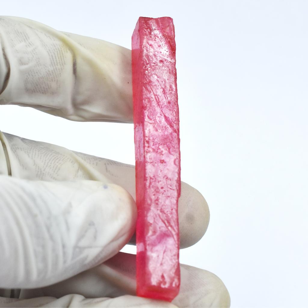 62.95 Carat Natural Red Ruby CERTIFIED Uncut Raw Rough Loose Gemstone AR-2089