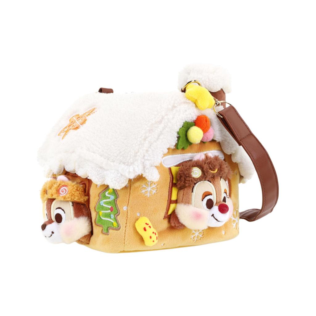 New Disney Polyester Chip 'N Dale Handheld Crossbody Bag Shoulder Bag Regular Unisex Brown & White 400060340106