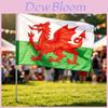 Welsh And Uk Flag Polyester Outdoor Indoor Garden Patriotic Banner For Home Decorations