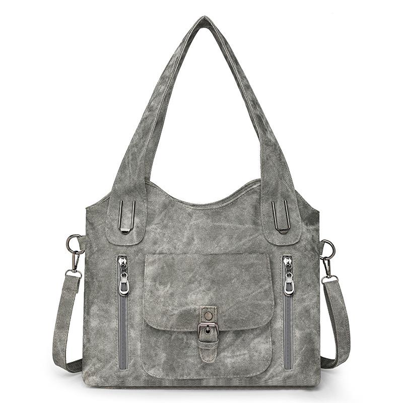 Women's Large Capacity Retro Shoulder Messenger Handbag