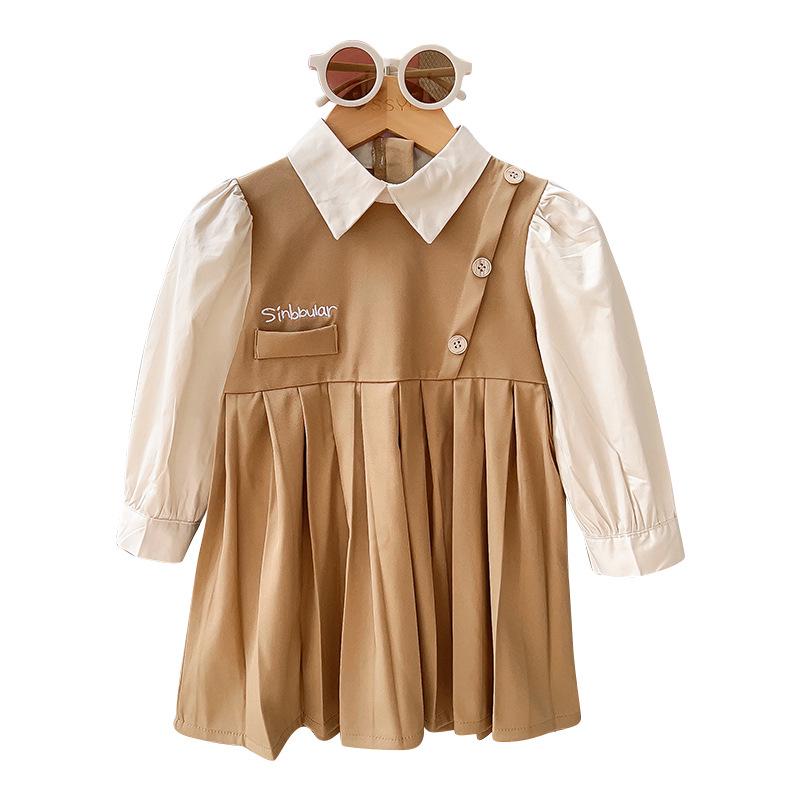 Girl's Spring/Autumn Princess Dress: Academic Style Toddler Skirt TQ165