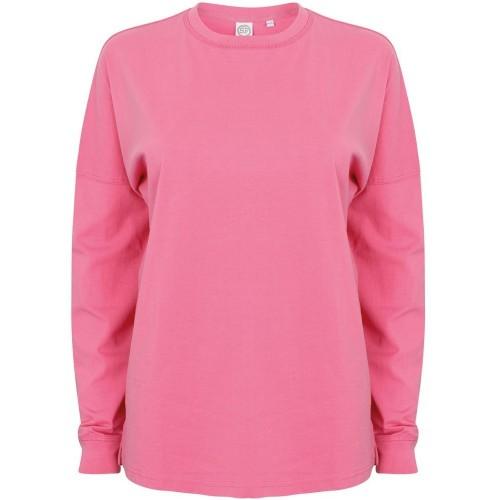 SF Unisex Adult Slogan Drop Shoulder Long-Sleeved T-Shirt
