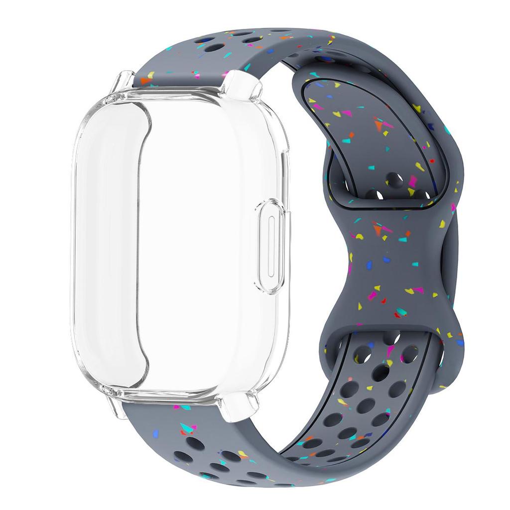 Řemínek+Pouzdro Pro Xiaomi Redmi Watch 5 active 5 Lite Ochranný Kryt Celý Displej TPU Měkký Kryt a Silikonový Prodyšný Sportovní Pásek